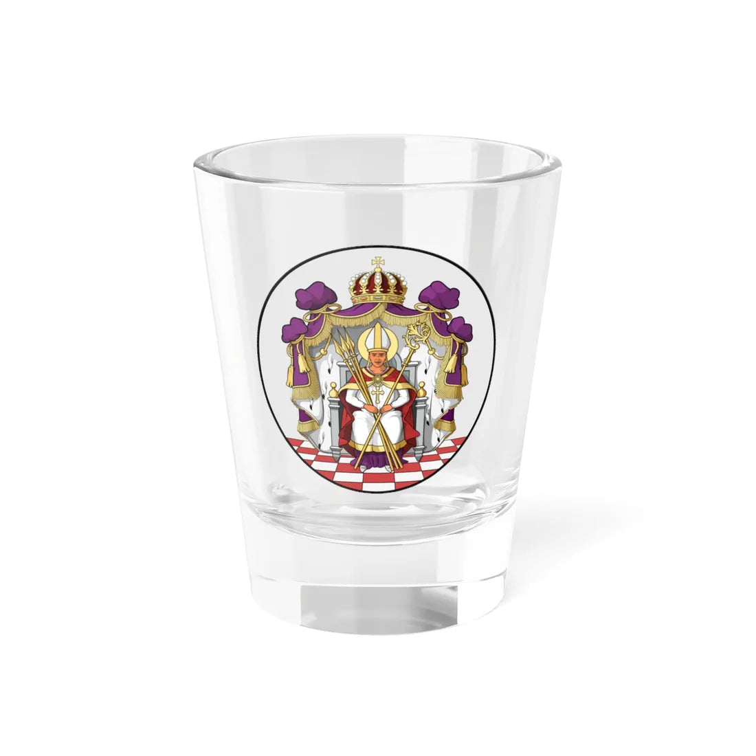 Coa Hungary County Esztergom history (Hungary) (Coat of Arms) Shot Glass 1.5oz 1.5oz - Go Mug Yourself