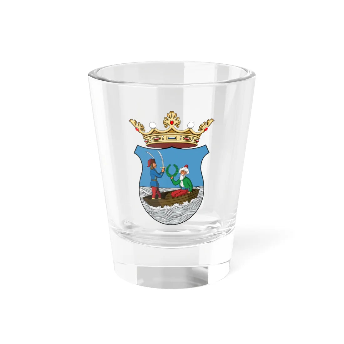 Coa Hungary County Fogaras history (Hungary) (Coat of Arms) Shot Glass 1.5oz 1.5oz - Go Mug Yourself