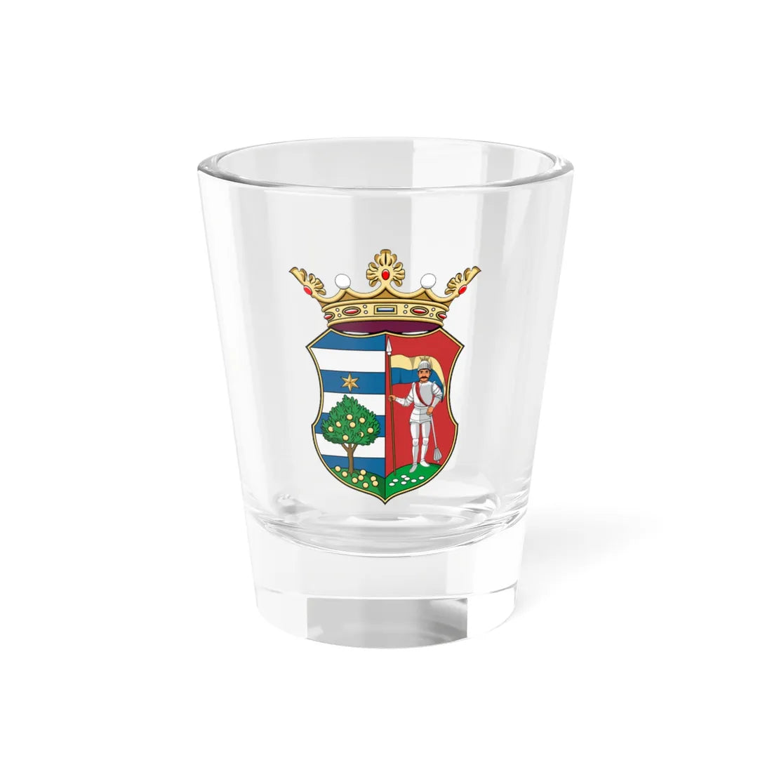 Coa Hungary County Maros-Torda history (Hungary) (Coat of Arms) Shot Glass 1.5oz 1.5oz - Go Mug Yourself