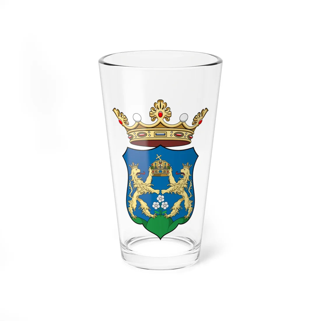 Coa Hungary County Moson history (Hungary) (Coat of Arms) Pint Glass 16oz 16oz - Go Mug Yourself