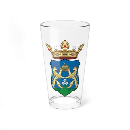 Coa Hungary County Moson history (Hungary) (Coat of Arms) Pint Glass 16oz 16oz - Go Mug Yourself