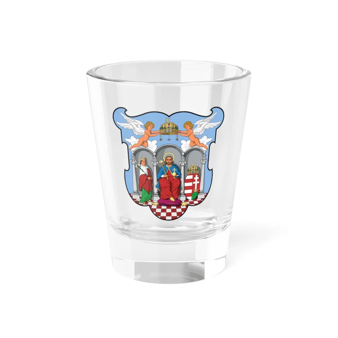 Coa Hungary County Tolna history (Hungary) (Coat of Arms) Shot Glass 1.5oz 1.5oz - Go Mug Yourself