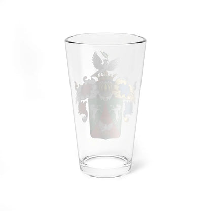Coa Hungary Family Almásy Zsadány  Törökszentmiklós (Hungary) (Coat of Arms) Pint Glass 16oz - Go Mug Yourself