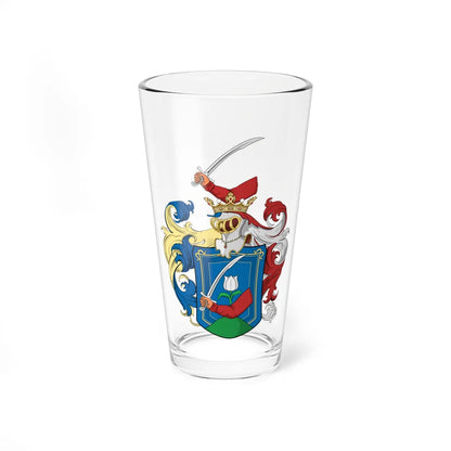 Coa Hungary Family Andrássy Tarcal 1649 (Hungary) (Coat of Arms) Pint Glass 16oz 16oz - Go Mug Yourself