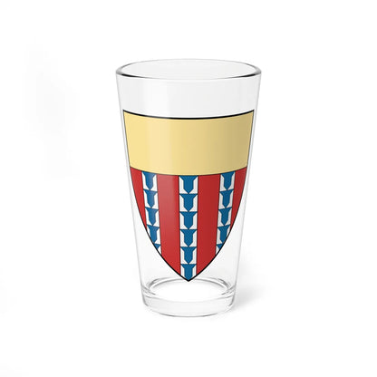 Coa Hungary Family Anna Châtillon 1154-1184 (Hungary) (Coat of Arms) Pint Glass 16oz 16oz - Go Mug Yourself