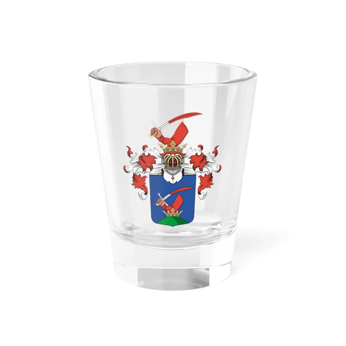 Coa Hungary Family Arany Nagyfalu (Hungary) (Coat of Arms) Shot Glass 1.5oz 1.5oz - Go Mug Yourself