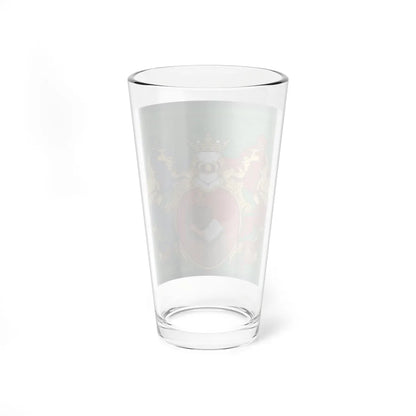 Coa Hungary Family Bagdy 1618 (Hungary) (Coat of Arms) Pint Glass 16oz - Go Mug Yourself