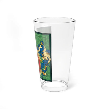 Coa Hungary Family Bagdy 1618 (Hungary) (Coat of Arms) Pint Glass 16oz - Go Mug Yourself