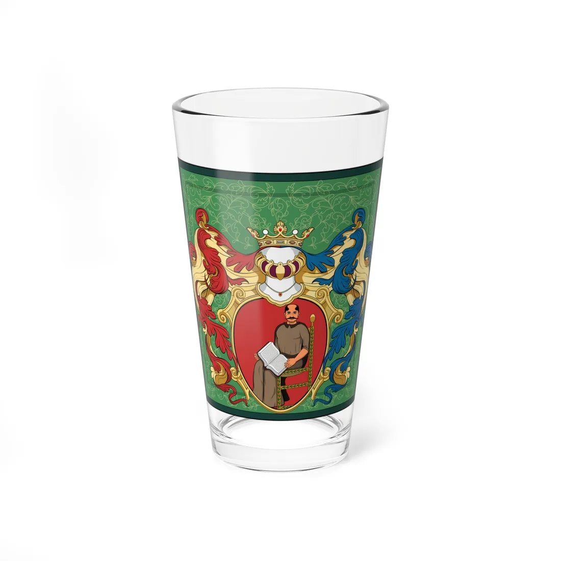 Coa Hungary Family Bagdy 1618 (Hungary) (Coat of Arms) Pint Glass 16oz - Go Mug Yourself