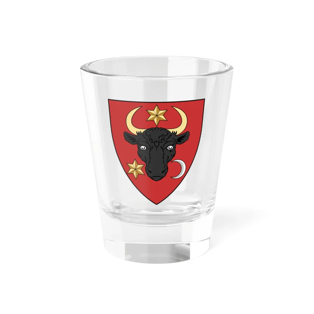 Coa Hungary Family Balassa (Hungary) (Coat of Arms) Shot Glass 1.5oz 1.5oz - Go Mug Yourself