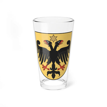 Coa Hungary Family Balogh-Atyfi (Hungary) (Coat of Arms) Pint Glass 16oz 16oz - Go Mug Yourself