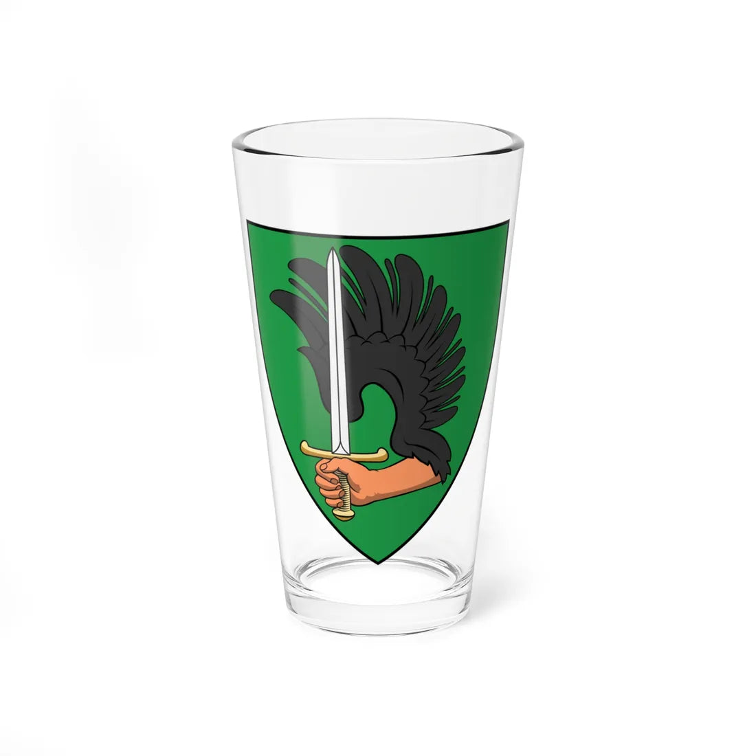 Coa Hungary Family Balogh - Fülek (Hungary) (Coat of Arms) Pint Glass 16oz - Go Mug Yourself