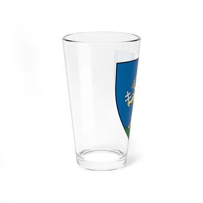 Coa Hungary Family Balogh Gömör (Hungary) (Coat of Arms) Pint Glass 16oz - Go Mug Yourself