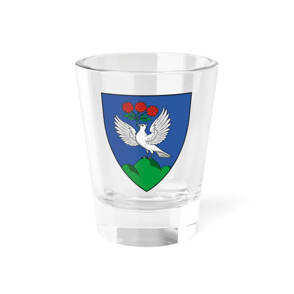 Coa Hungary Family Balogh - Kiskér (Hungary) (Coat of Arms) Shot Glass 1.5oz 1.5oz - Go Mug Yourself