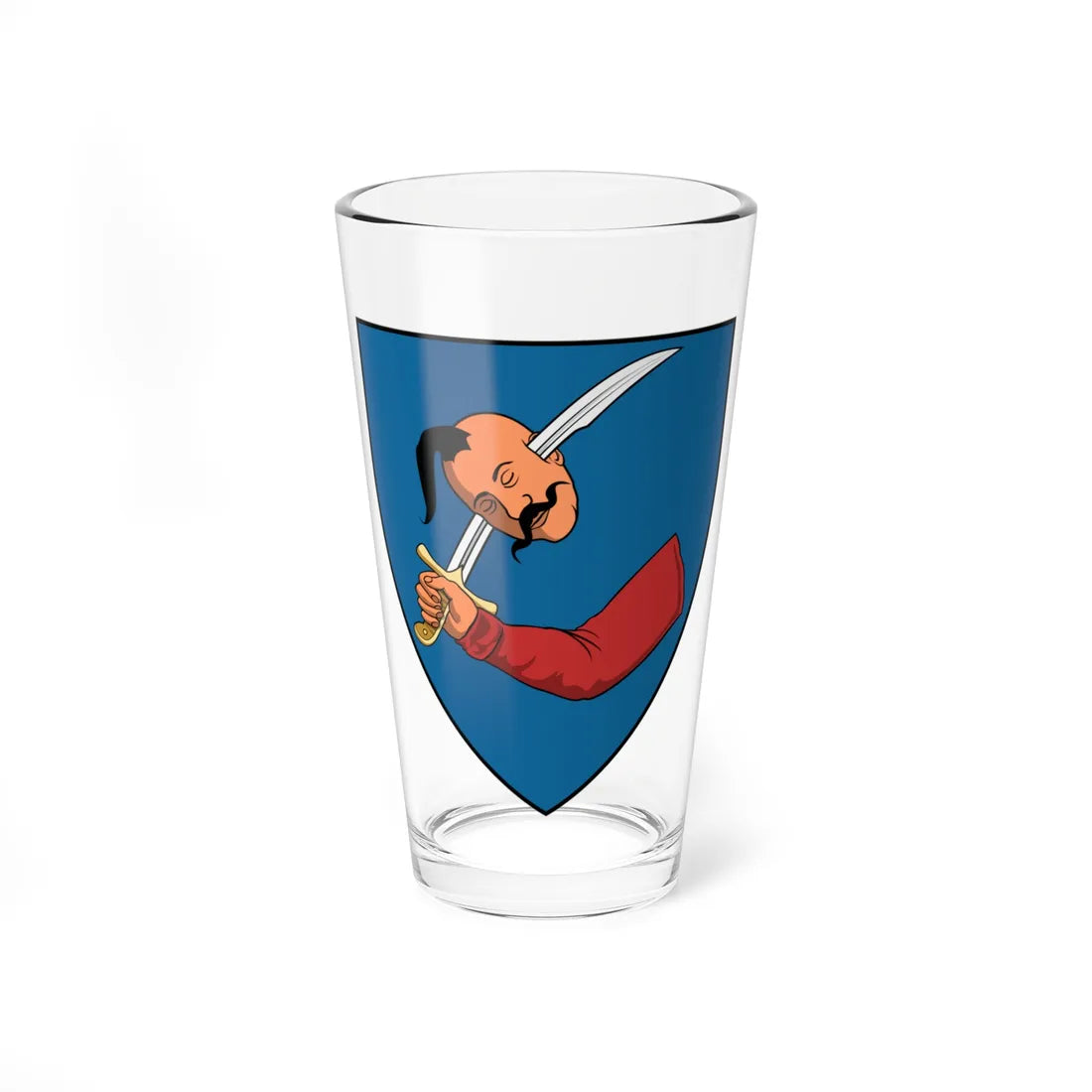 Coa Hungary Family Balogh - Mezőcsávás (Hungary) (Coat of Arms) Pint Glass 16oz 16oz - Go Mug Yourself