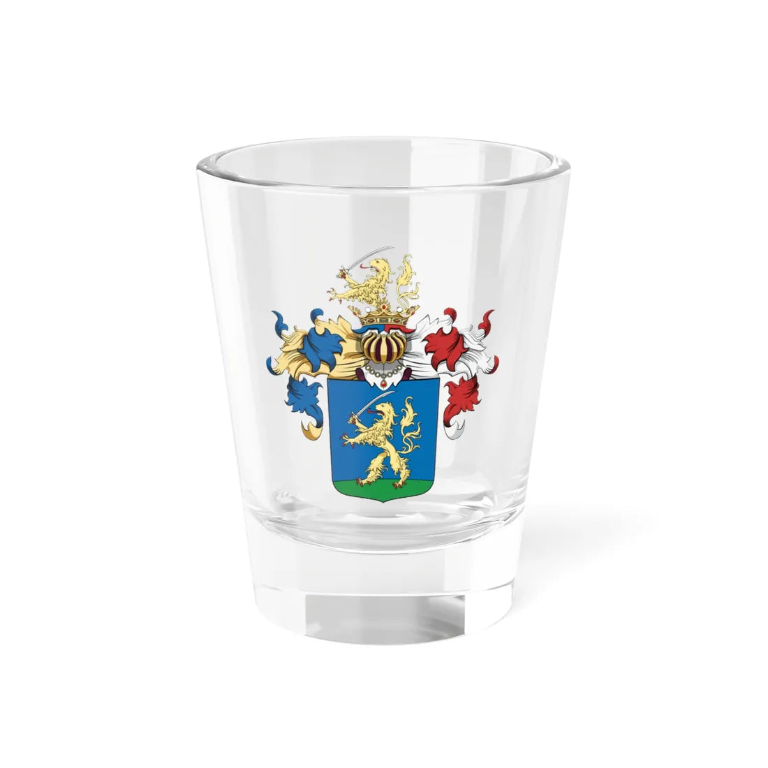 Coa Hungary Family Balogh Szatmármegye (Hungary) (Coat of Arms) Shot Glass 1.5oz 1.5oz - Go Mug Yourself