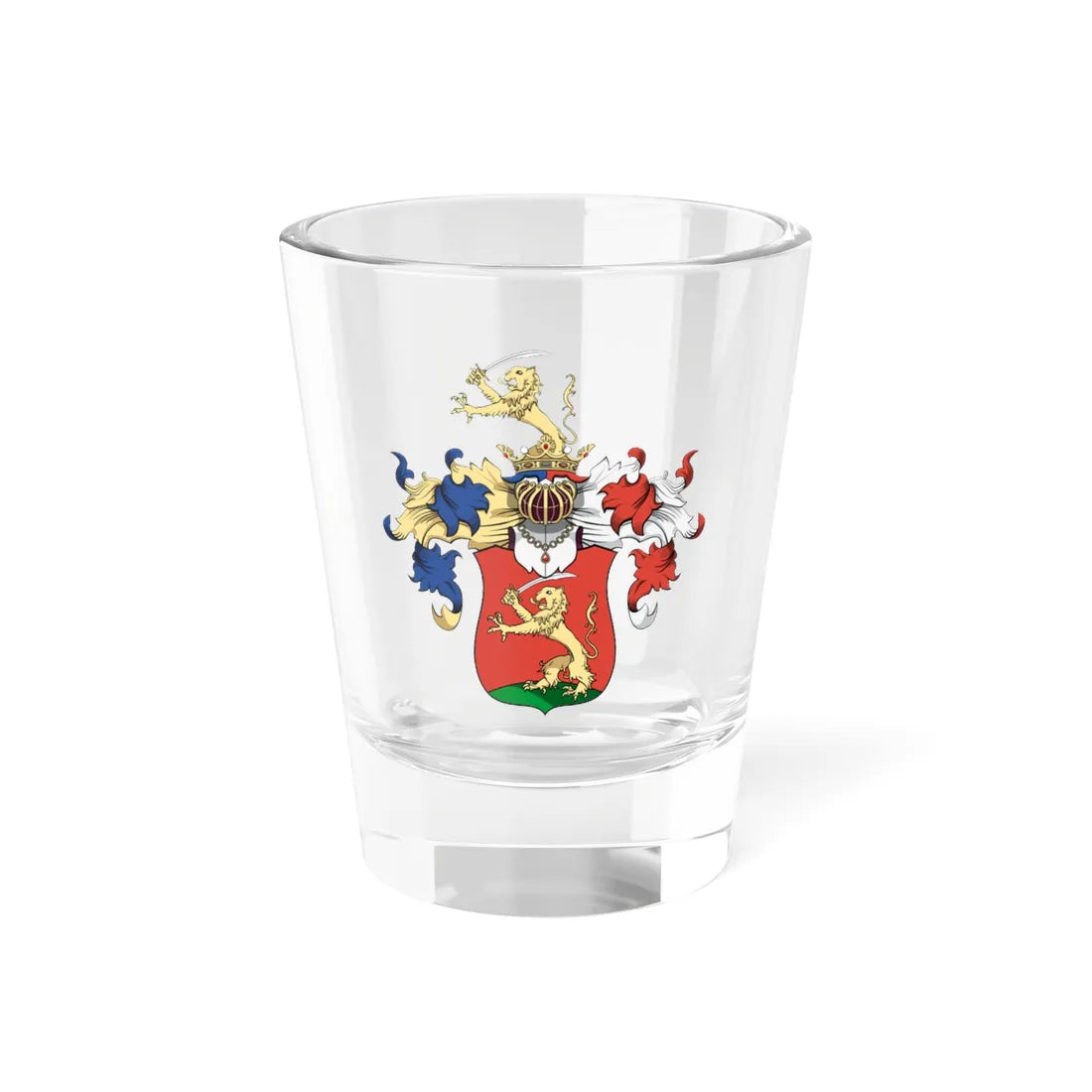 Coa Hungary Family Balási (Hungary) (Coat of Arms) Shot Glass 1.5oz 1.5oz - Go Mug Yourself