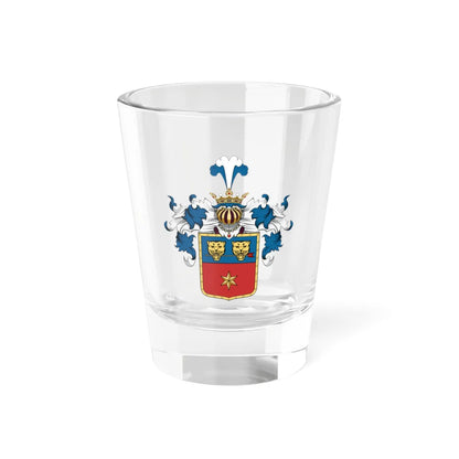 Coa Hungary Family Becz Csik-Szent-Mártoni (Hungary) (Coat of Arms) Shot Glass 1.5oz 1.5oz - Go Mug Yourself