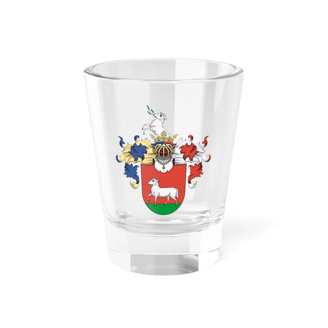Coa Hungary Family Benedek 1699 (Hungary) (Coat of Arms) Shot Glass 1.5oz 1.5oz - Go Mug Yourself