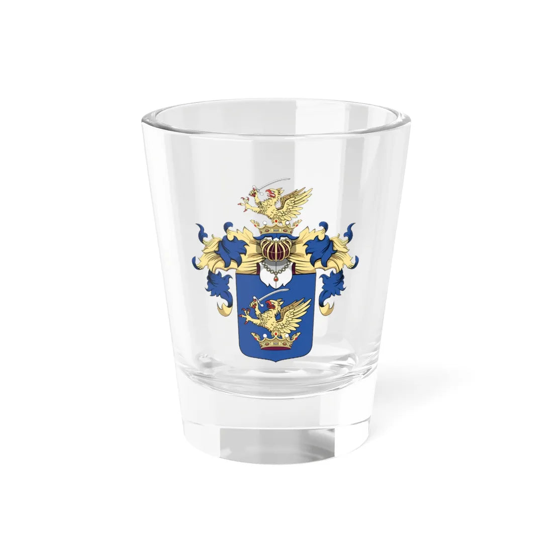 Coa Hungary Family Bánffy (Hungary) (Coat of Arms) Shot Glass 1.5oz 1.5oz - Go Mug Yourself