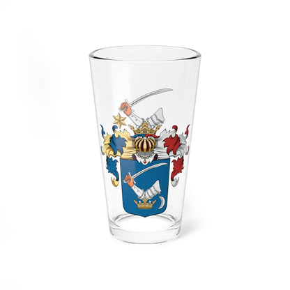 Coa Hungary Family Bodó Bodfalva (Hungary) (Coat of Arms) Pint Glass 16oz 16oz - Go Mug Yourself