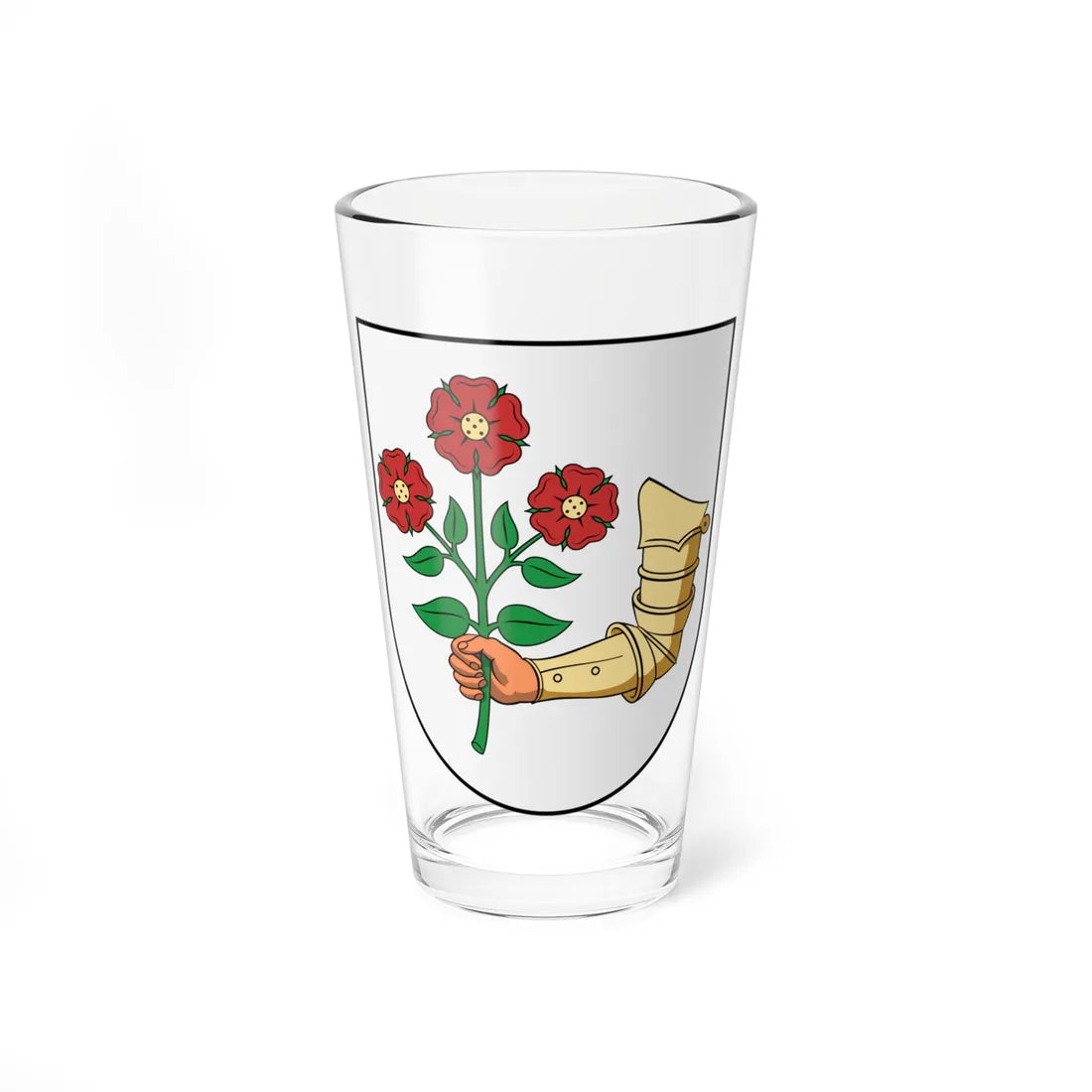 Coa Hungary Family Bodó Györgyi (Hungary) (Coat of Arms) Pint Glass 16oz 16oz - Go Mug Yourself