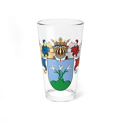 Coa Hungary Family Bodó Ladány (Hungary) (Coat of Arms) Pint Glass 16oz 16oz - Go Mug Yourself