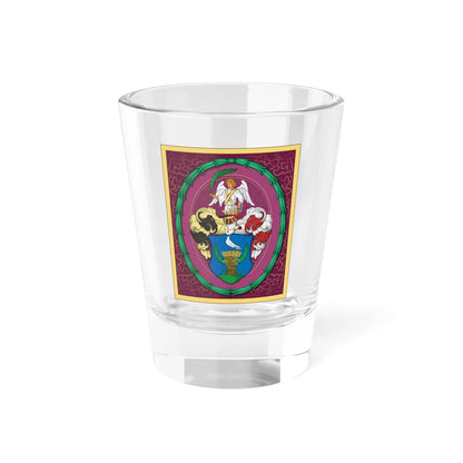 Coa Hungary Family Borko (Hungary) (Coat of Arms) Shot Glass 1.5oz 1.5oz - Go Mug Yourself