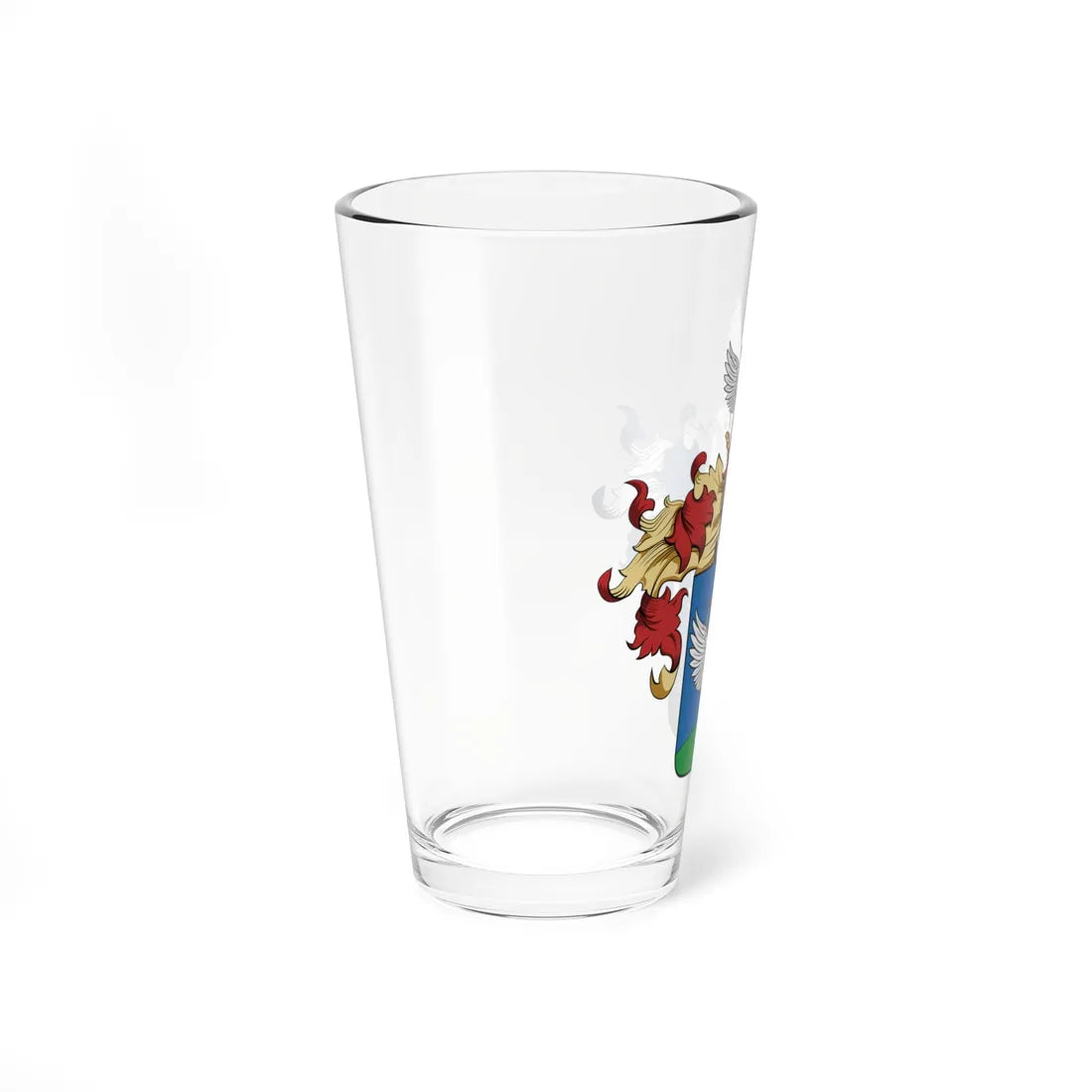 Coa Hungary Family Bárány Jászberény  Rendes (Hungary) (Coat of Arms) Pint Glass 16oz - Go Mug Yourself