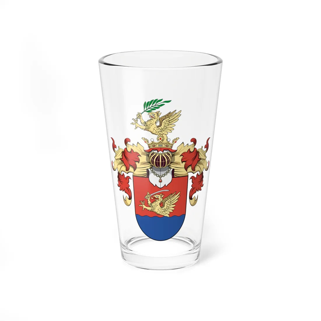 Coa Hungary Family Csite v2 (Hungary) (Coat of Arms) Pint Glass 16oz 16oz - Go Mug Yourself