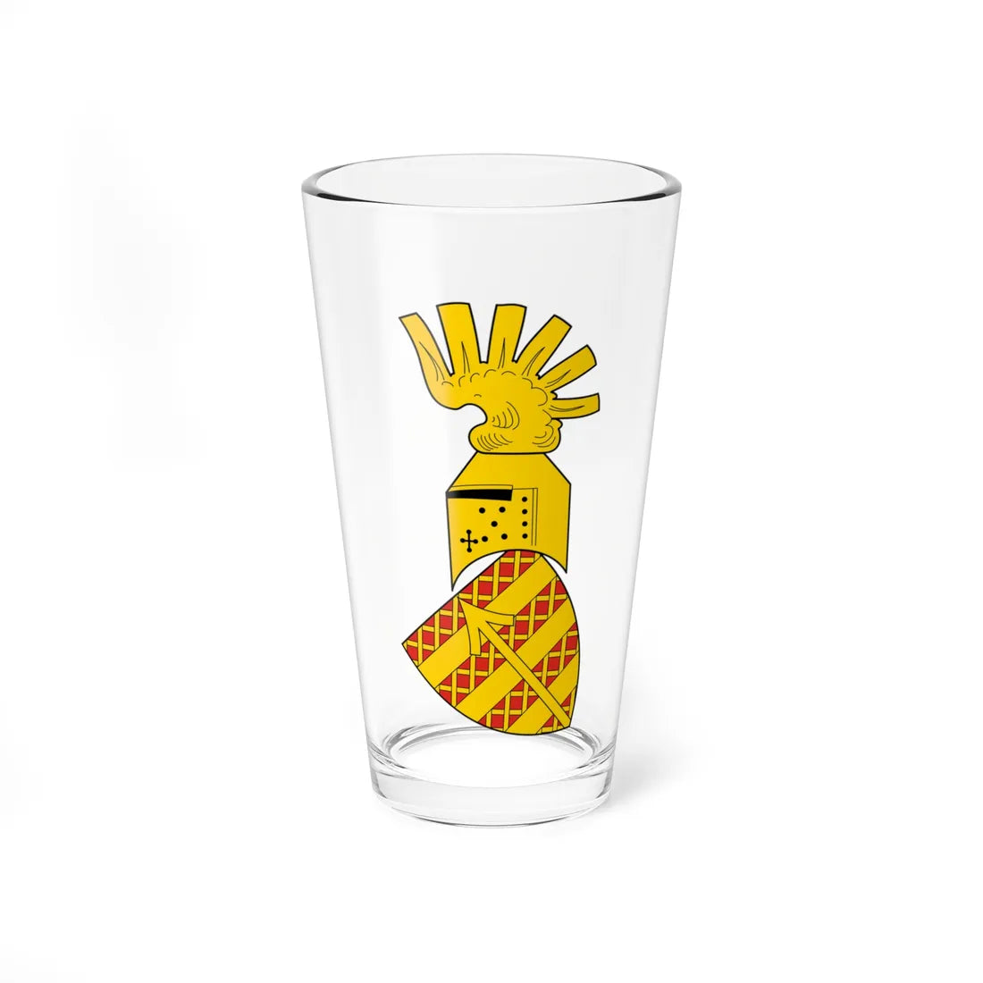 Coa Hungary Family Donch Siebmacher (Hungary) (Coat of Arms) Pint Glass 16oz 16oz - Go Mug Yourself