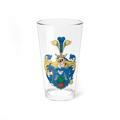 Coa Hungary Family Draveczky 1595 (Hungary) (Coat of Arms) Pint Glass 16oz 16oz - Go Mug Yourself