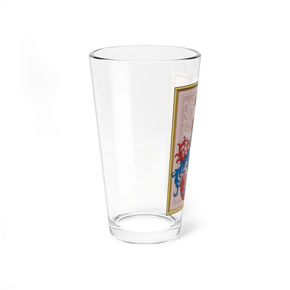 Coa Hungary Family Eresztvényi Ferenc 1414 (Hungary) (Coat of Arms) Pint Glass 16oz - Go Mug Yourself