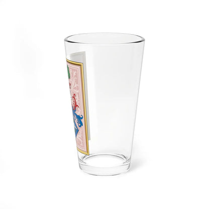 Coa Hungary Family Eresztvényi Ferenc 1414 (Hungary) (Coat of Arms) Pint Glass 16oz - Go Mug Yourself