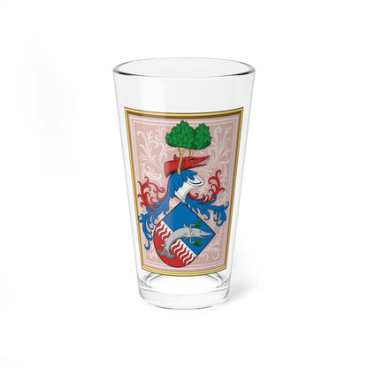 Coa Hungary Family Eresztvényi Ferenc 1414 (Hungary) (Coat of Arms) Pint Glass 16oz - Go Mug Yourself