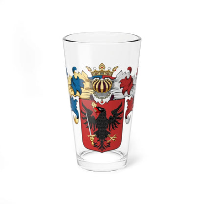 Coa Hungary Family Erőss Dercsika (Hungary) (Coat of Arms) Pint Glass 16oz 16oz - Go Mug Yourself