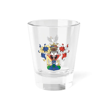 Coa Hungary Family Erőss Gyergyószentmiklós (Hungary) (Coat of Arms) Shot Glass 1.5oz 1.5oz - Go Mug Yourself
