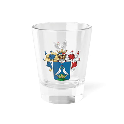 Coa Hungary Family Erőss Lengyelfalva (Hungary) (Coat of Arms) Shot Glass 1.5oz 1.5oz - Go Mug Yourself