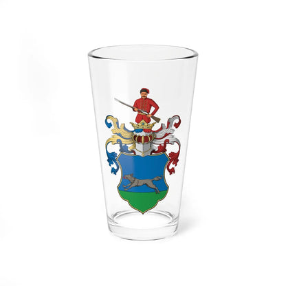 Coa Hungary Family Farkas boldogfai (Hungary) (Coat of Arms) Pint Glass 16oz 16oz - Go Mug Yourself