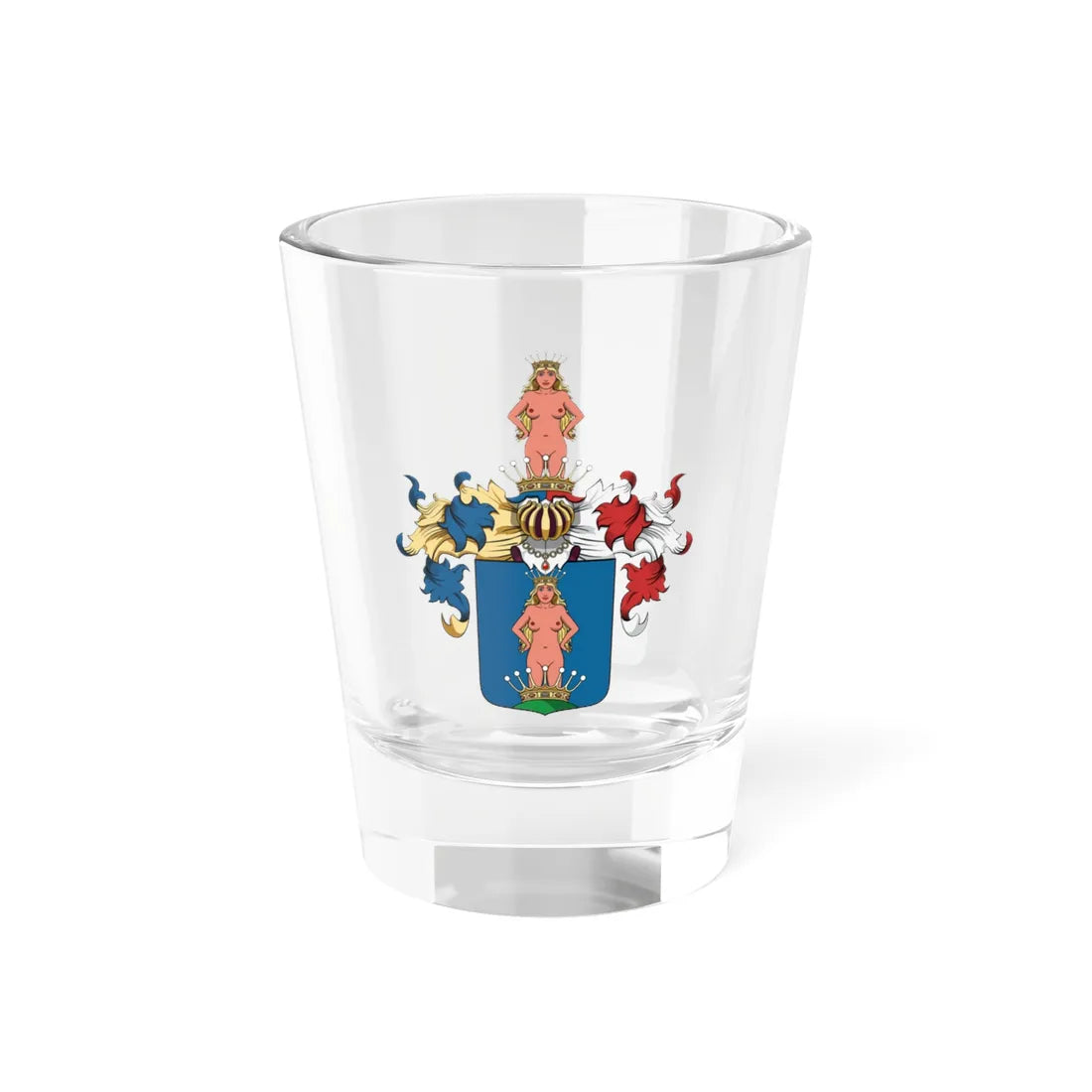 Coa Hungary Family Forgách Gimes (Hungary) (Coat of Arms) Shot Glass 1.5oz 1.5oz - Go Mug Yourself