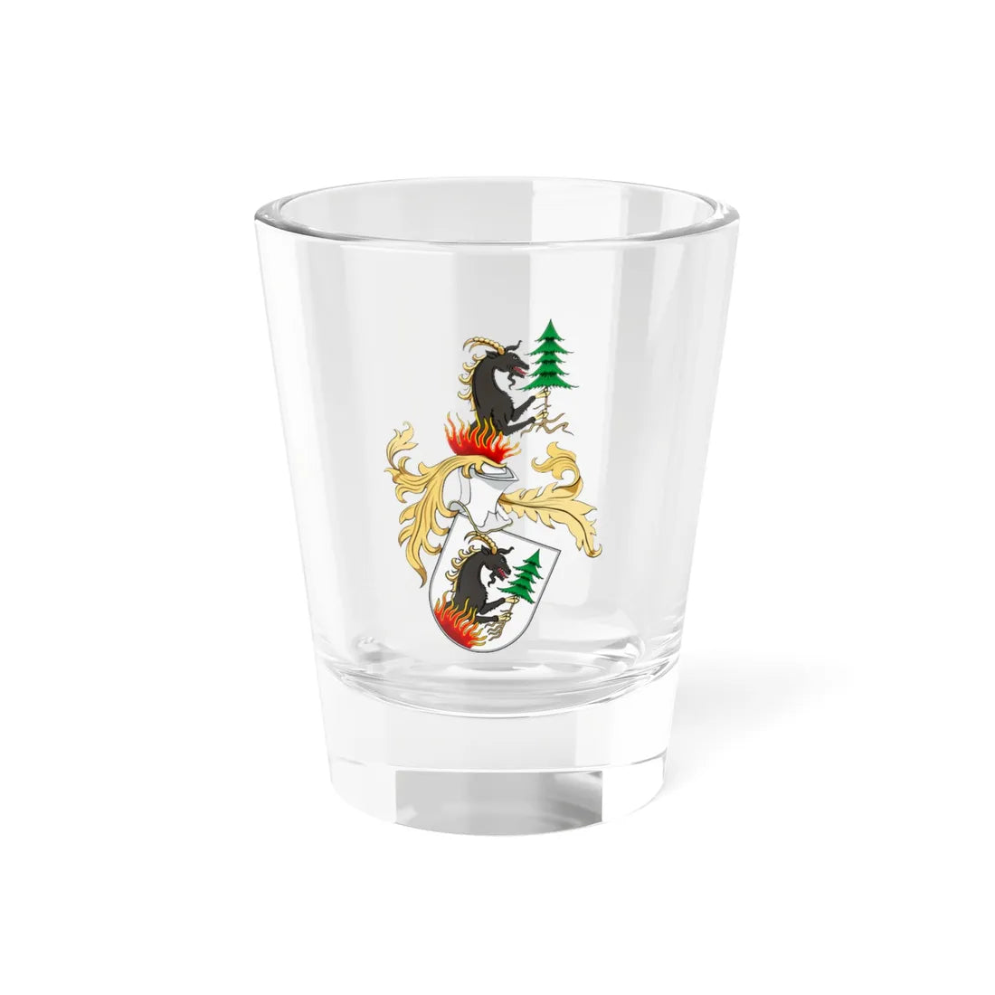 Coa Hungary Family Garázda Mecsincse 1409 (Hungary) (Coat of Arms) Shot Glass 1.5oz 1.5oz - Go Mug Yourself