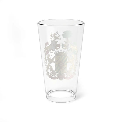 Coa Hungary Family Gelsey big baron 1904 (Hungary) (Coat of Arms) Pint Glass 16oz - Go Mug Yourself