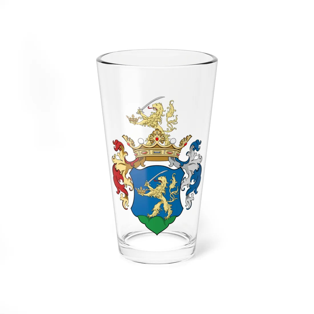Coa Hungary Family Ghillányi v4 (Hungary) (Coat of Arms) Pint Glass 16oz 16oz - Go Mug Yourself