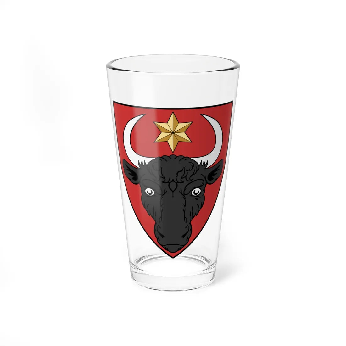 Coa Hungary Family Hahothy (Hungary) (Coat of Arms) Pint Glass 16oz 16oz - Go Mug Yourself