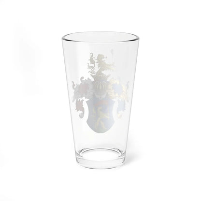 Coa Hungary Family Halasy Fekete (Hungary) (Coat of Arms) Pint Glass 16oz - Go Mug Yourself