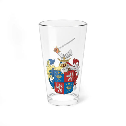 Coa Hungary Family Heinrich 1760 (Hungary) (Coat of Arms) Pint Glass 16oz 16oz - Go Mug Yourself