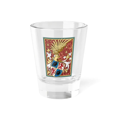 Coa Hungary Family Hunyadi János extended big (Hungary) (Coat of Arms) Shot Glass 1.5oz 1.5oz - Go Mug Yourself