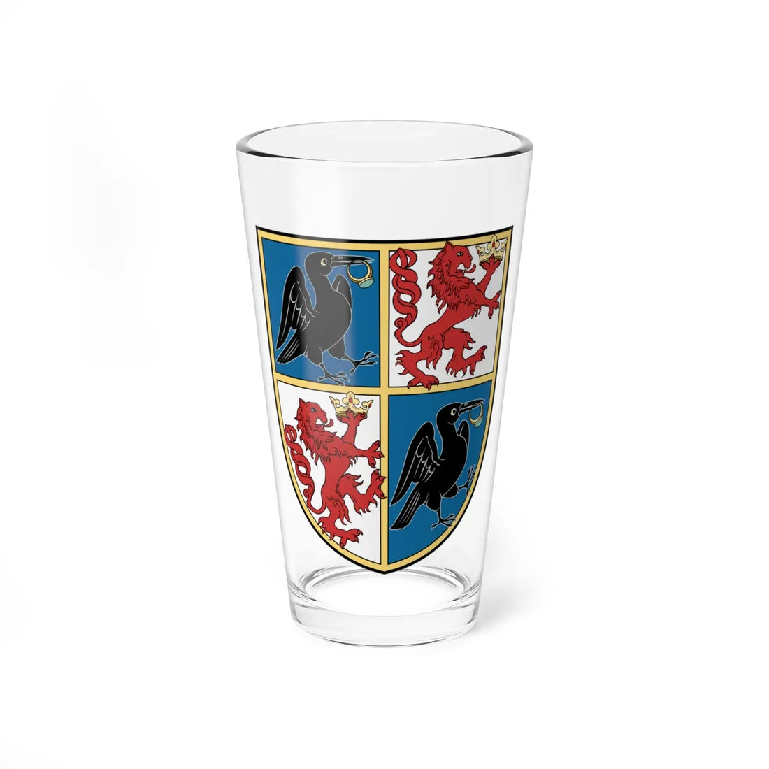 Coa Hungary Family Hunyadi János extended v2 (Hungary) (Coat of Arms) Pint Glass 16oz 16oz - Go Mug Yourself