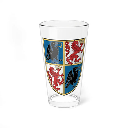 Coa Hungary Family Hunyadi János extended v2 (Hungary) (Coat of Arms) Pint Glass 16oz 16oz - Go Mug Yourself