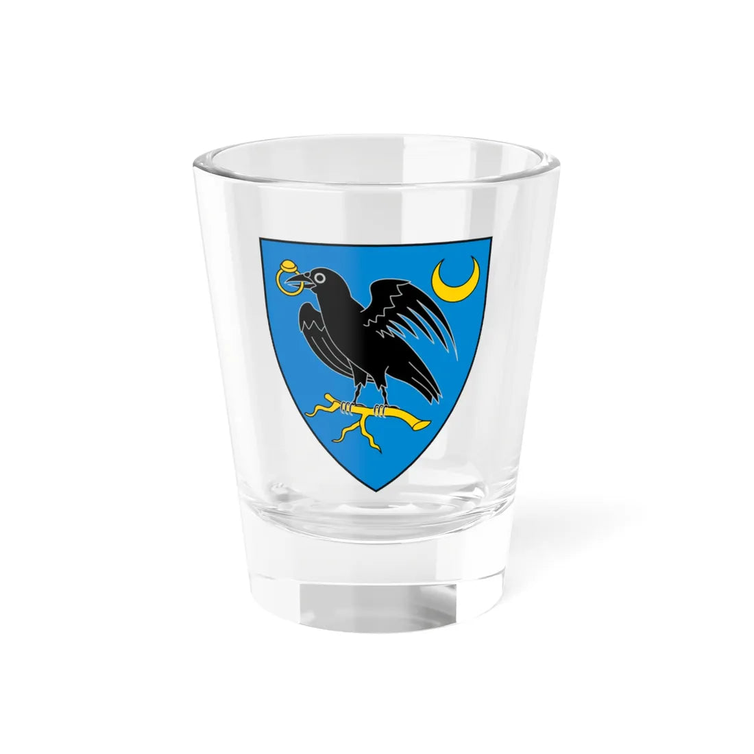 Coa Hungary Family Hunyadi v2 (Hungary) (Coat of Arms) Shot Glass 1.5oz 1.5oz - Go Mug Yourself